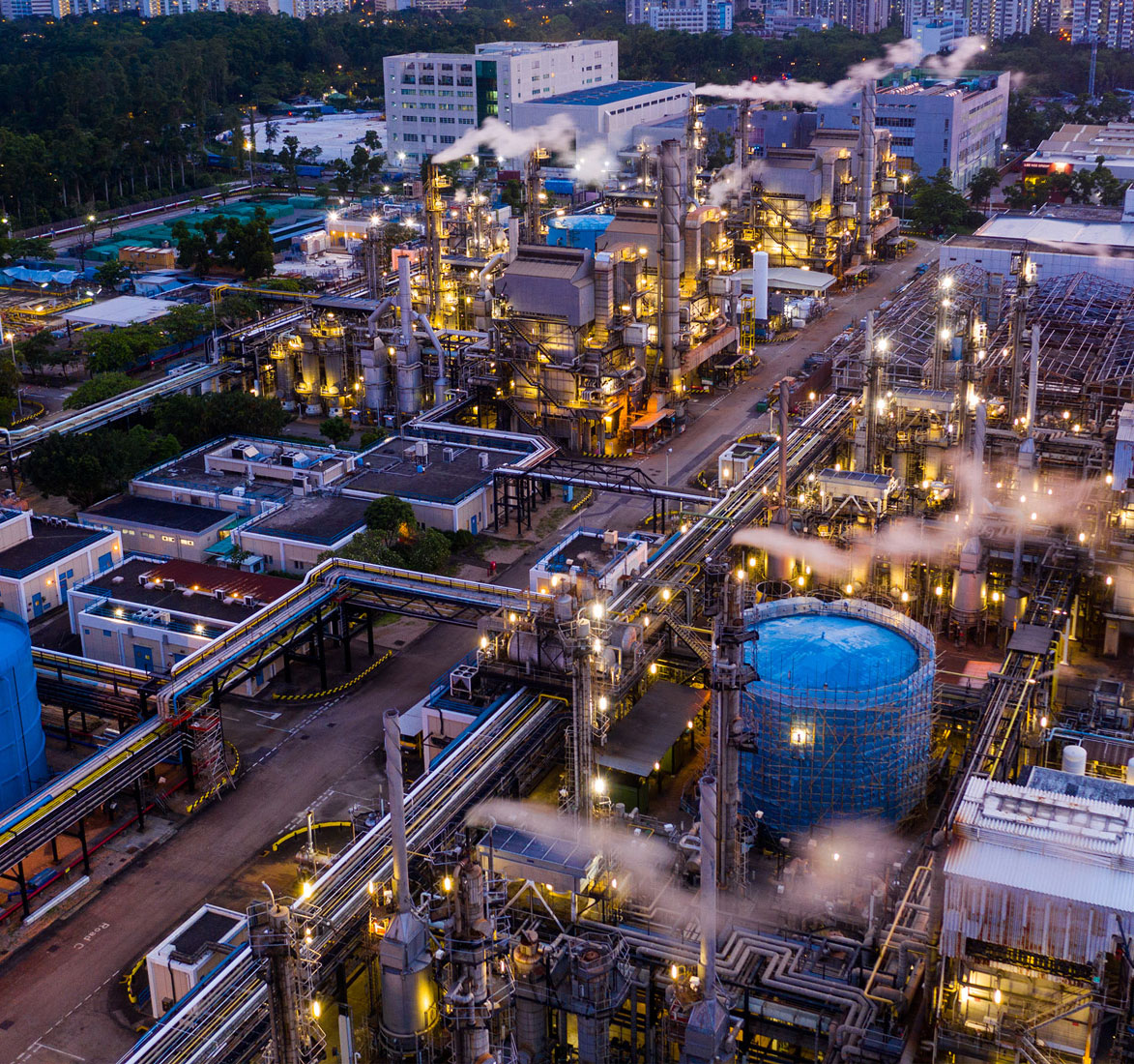 Spot-on monitoring of oil and gas facilities.